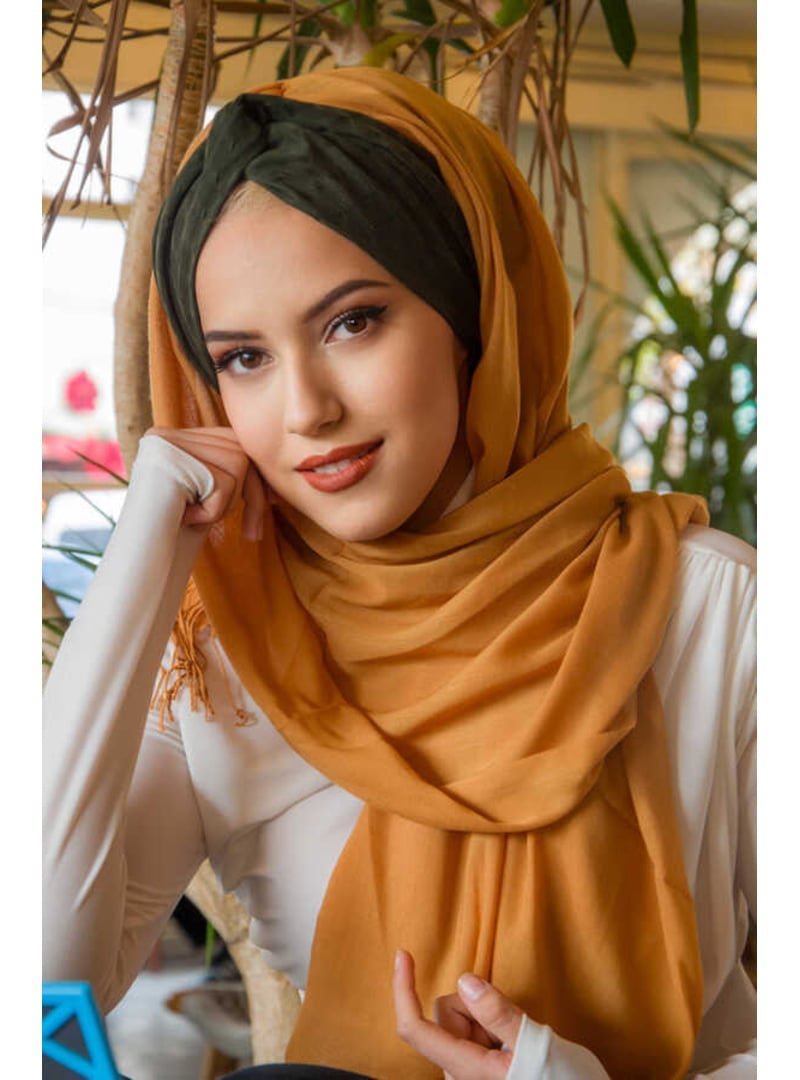 AİŞE TESETTÜR Desen Burgu Hazır Şal