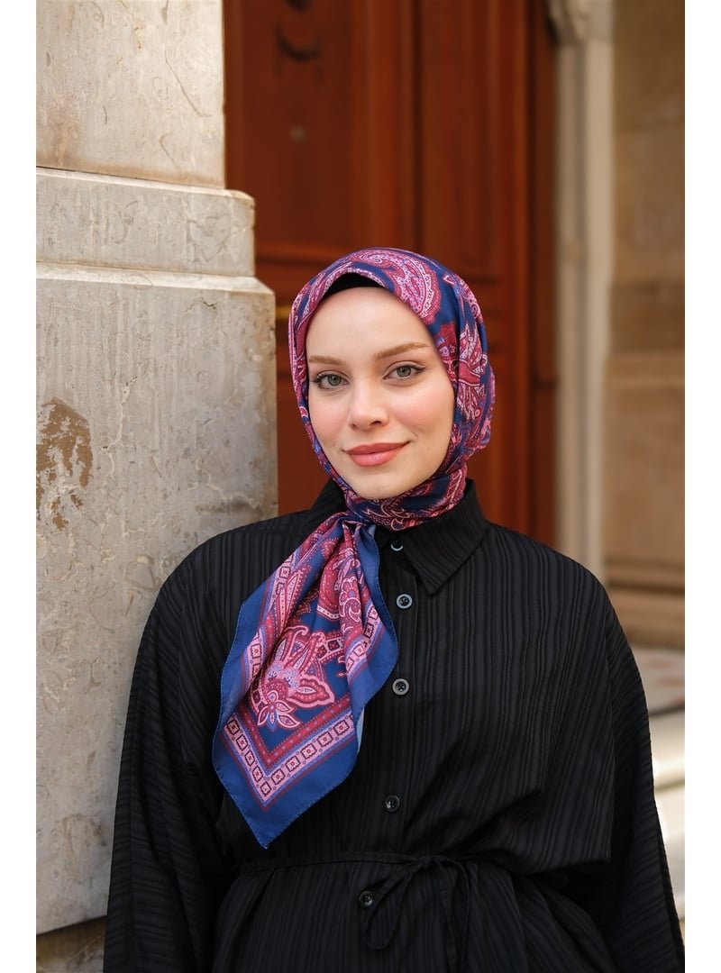 Locco Moda Lacivert Soft Eşarp