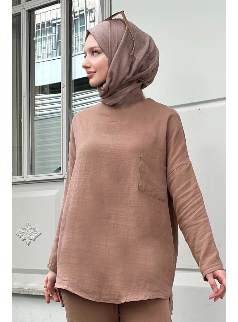 GİZCE Ariya Camel Tunik