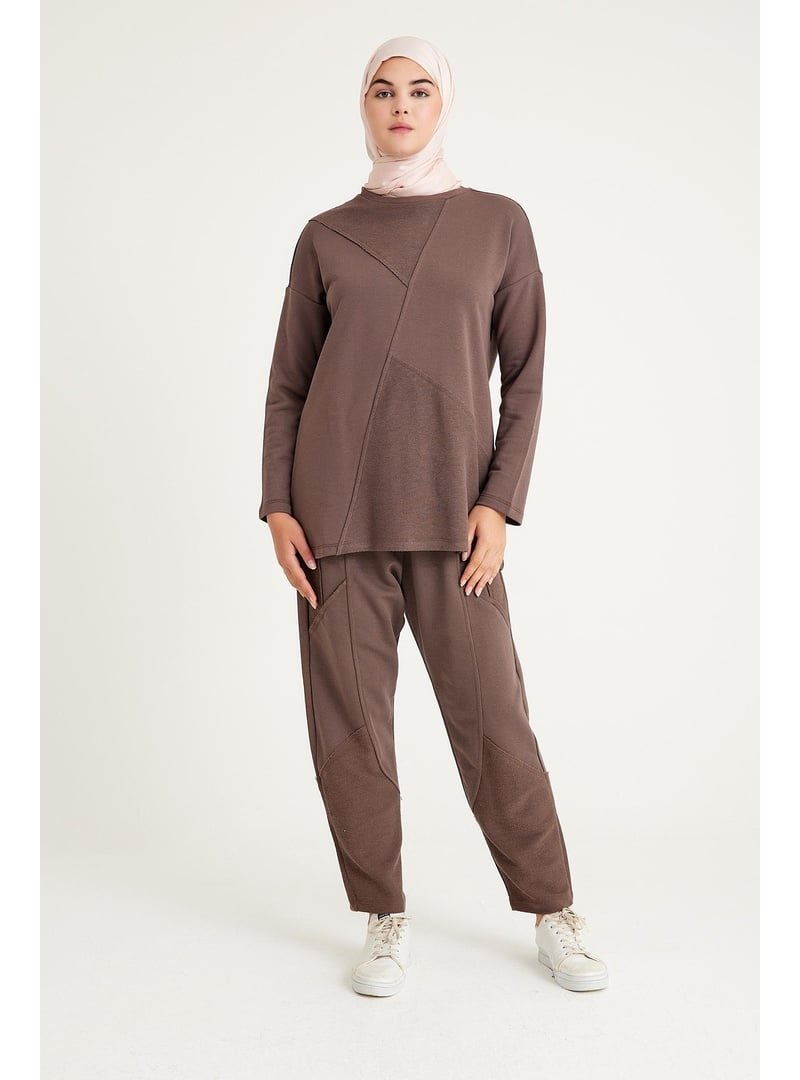Plistre 2228_dikiş Detaylı Oversize Eşofman Takım