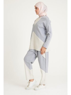 Plistre 2228_dikiş Detaylı Oversize Eşofman Takım