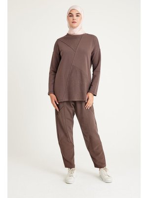 Plistre 2228_dikiş Detaylı Oversize Eşofman Takım