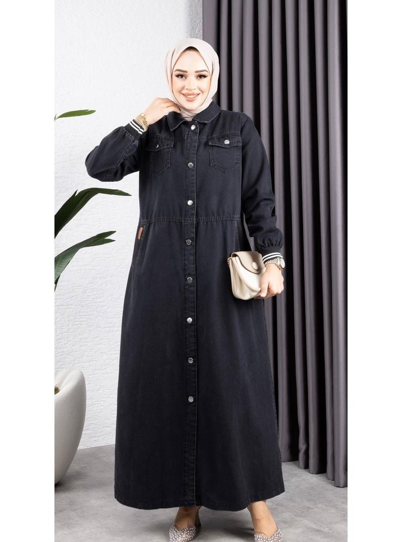 Harmatime butik Düğmeli Pamuk Gabardin Kap