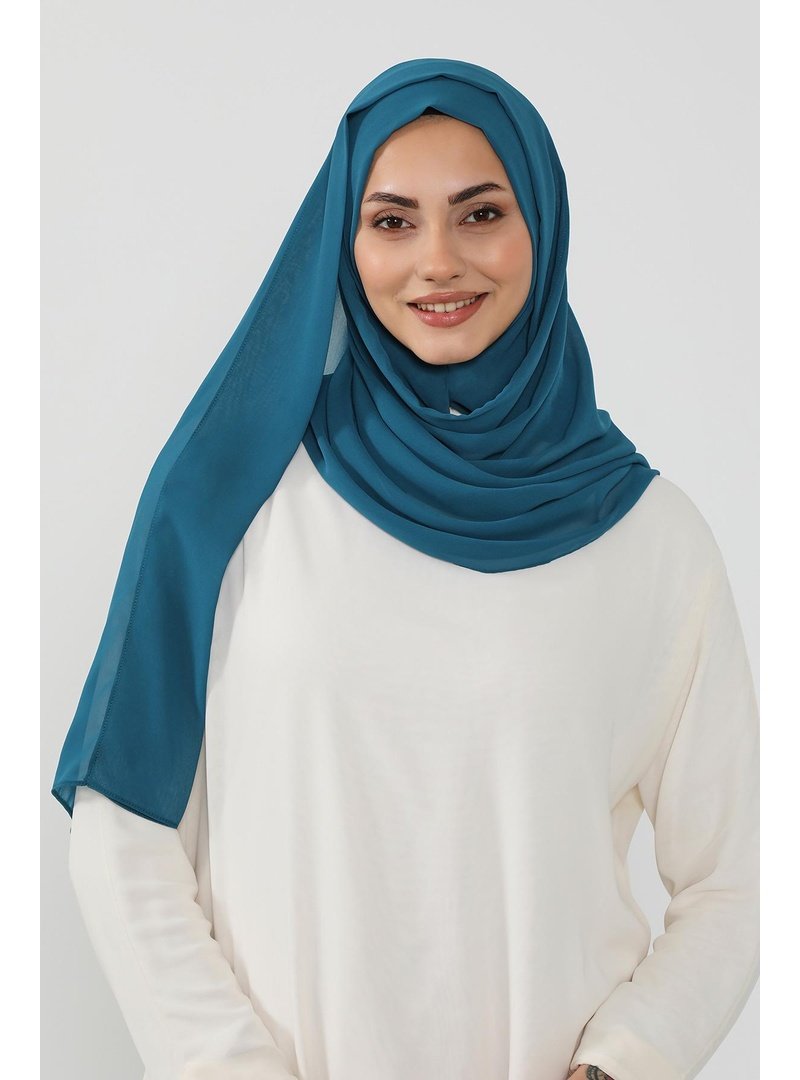 Aisha`s Design Petrol Pratik Şifon Şal,ps