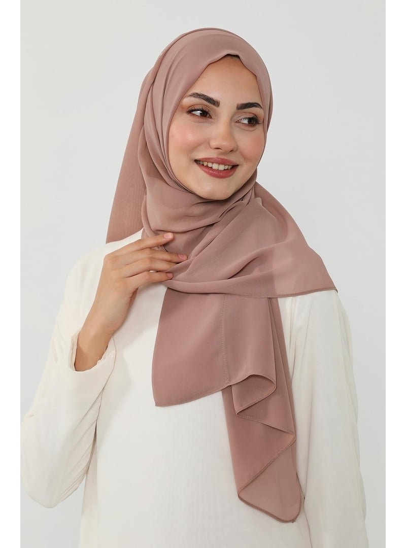 Aisha`s Design Koyu Vizon Penye İç Boneli Pratik Şifon Şal,ps