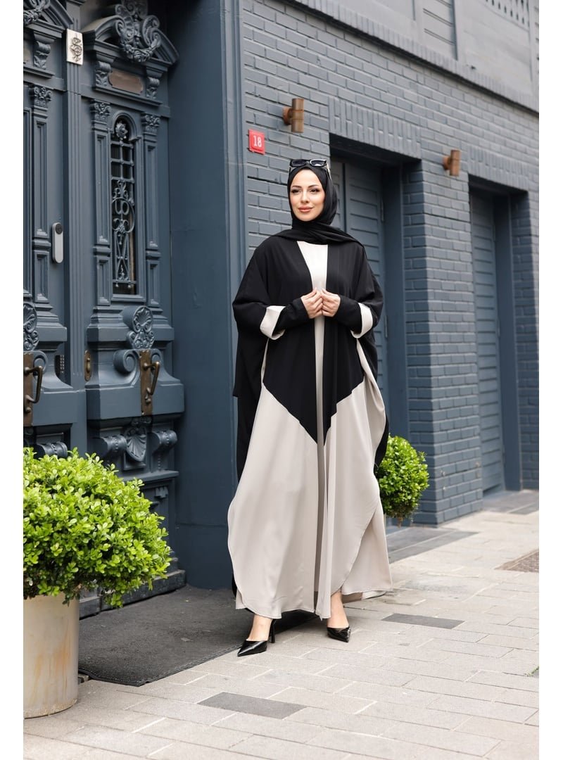 Kadeem Giyim Ekru Almila Medine İpeği Elbise & Kimono