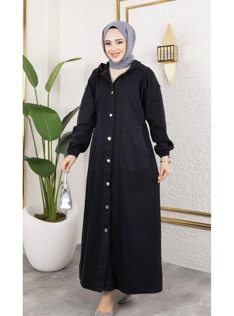Harmatime butik Düğmeli Cepli Kot Kap