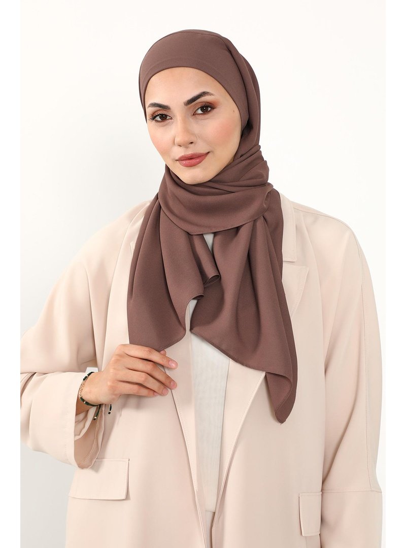Aisha`s Design Çikolata Pratik Krep Şal,ps