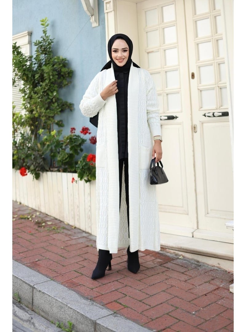 Harmatime butik Örgülü Triko Hırka