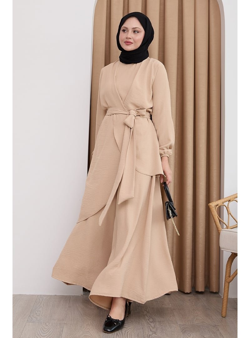 InStyle Asimetrik Model Bej Ayrobin Takım