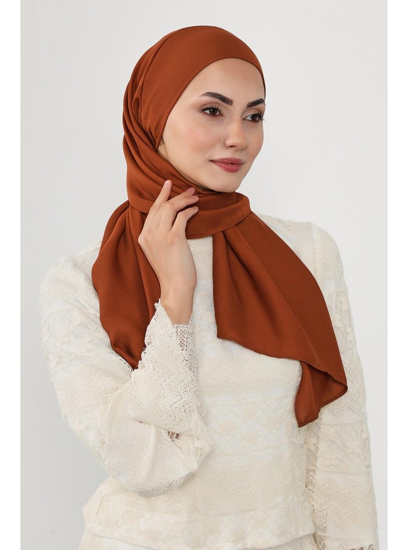 Aisha`s Design Kiremit Pratik Krep Şal,ps