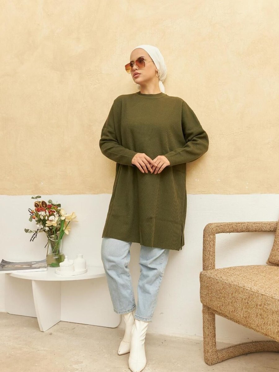 Nissra Haki Ankanoor Triko Tunik