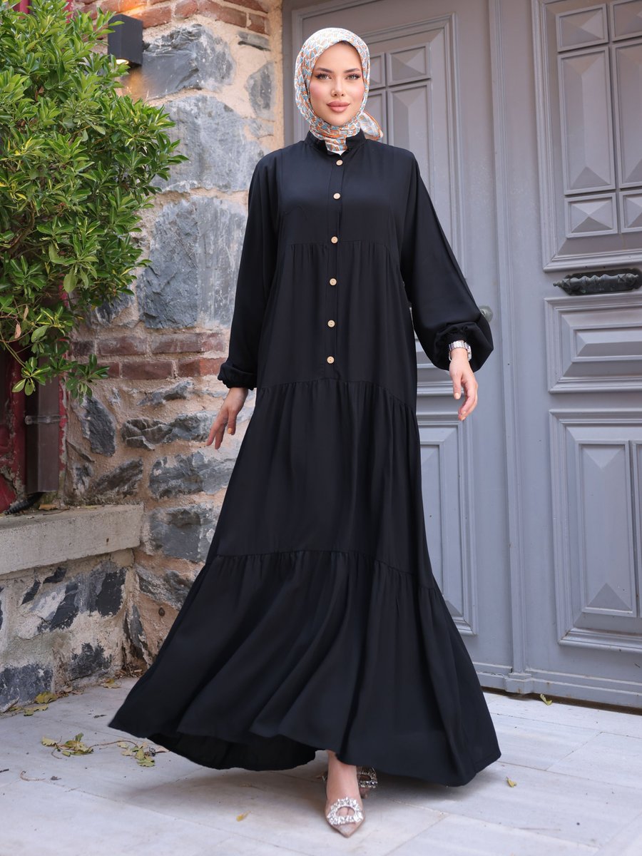 SAHRA BUTİK Siyah Elbise
