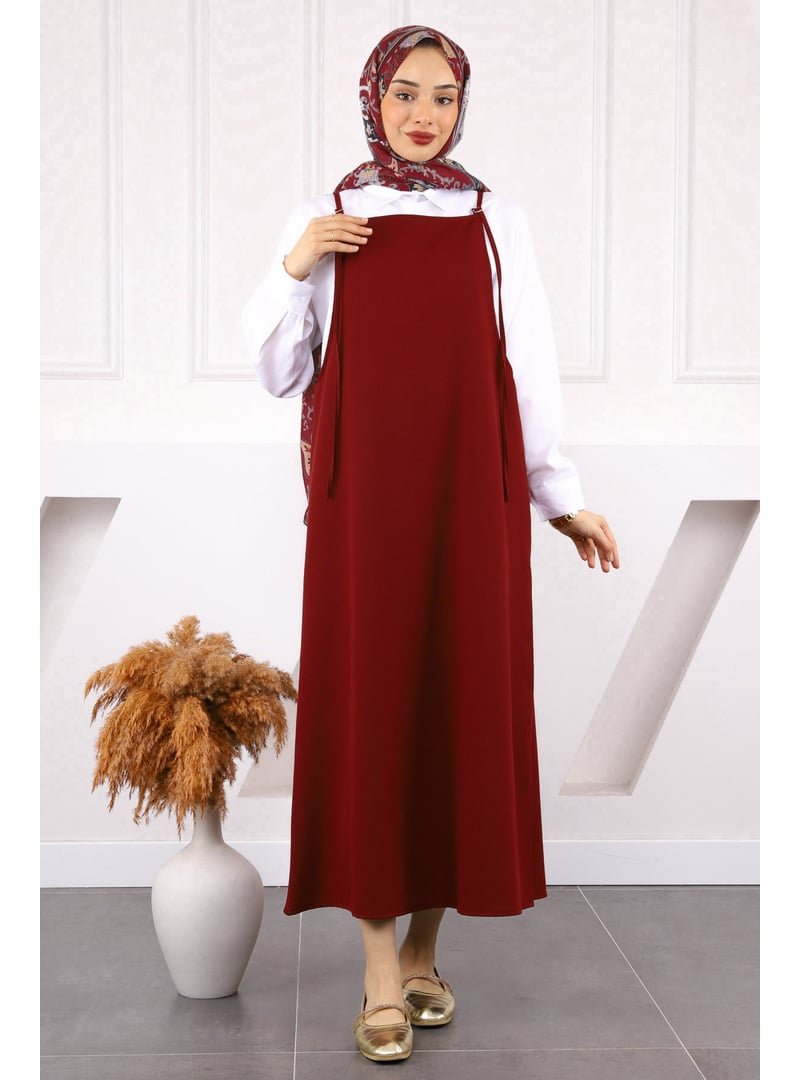 İmaj Butik Bordo İp Askılı Jile