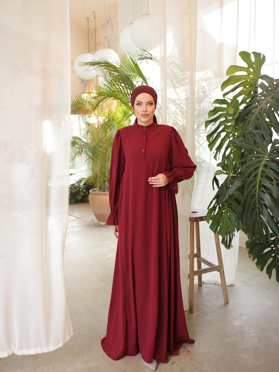 Nissra Bordo Ankanoor Yarım Pat Yandan Büzgülü Elbise