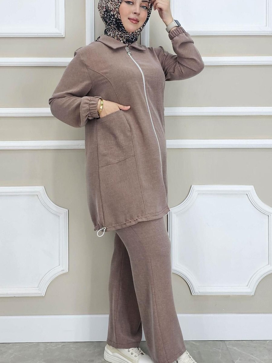 PYS Somon Fermuarlı Tunik