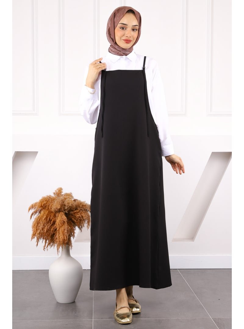 İmaj Butik Siyah İp Askılı Jile