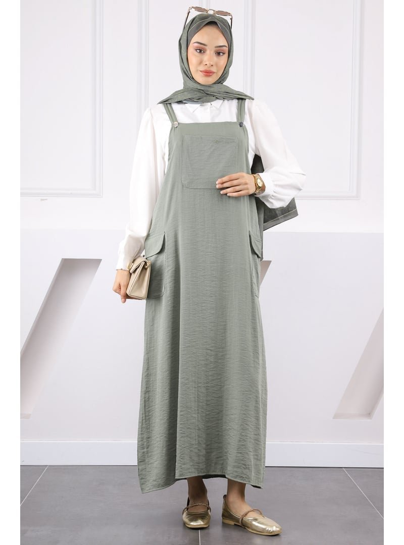 İmaj Butik Çağla Gömlek Kombinli Jile İkili Takım