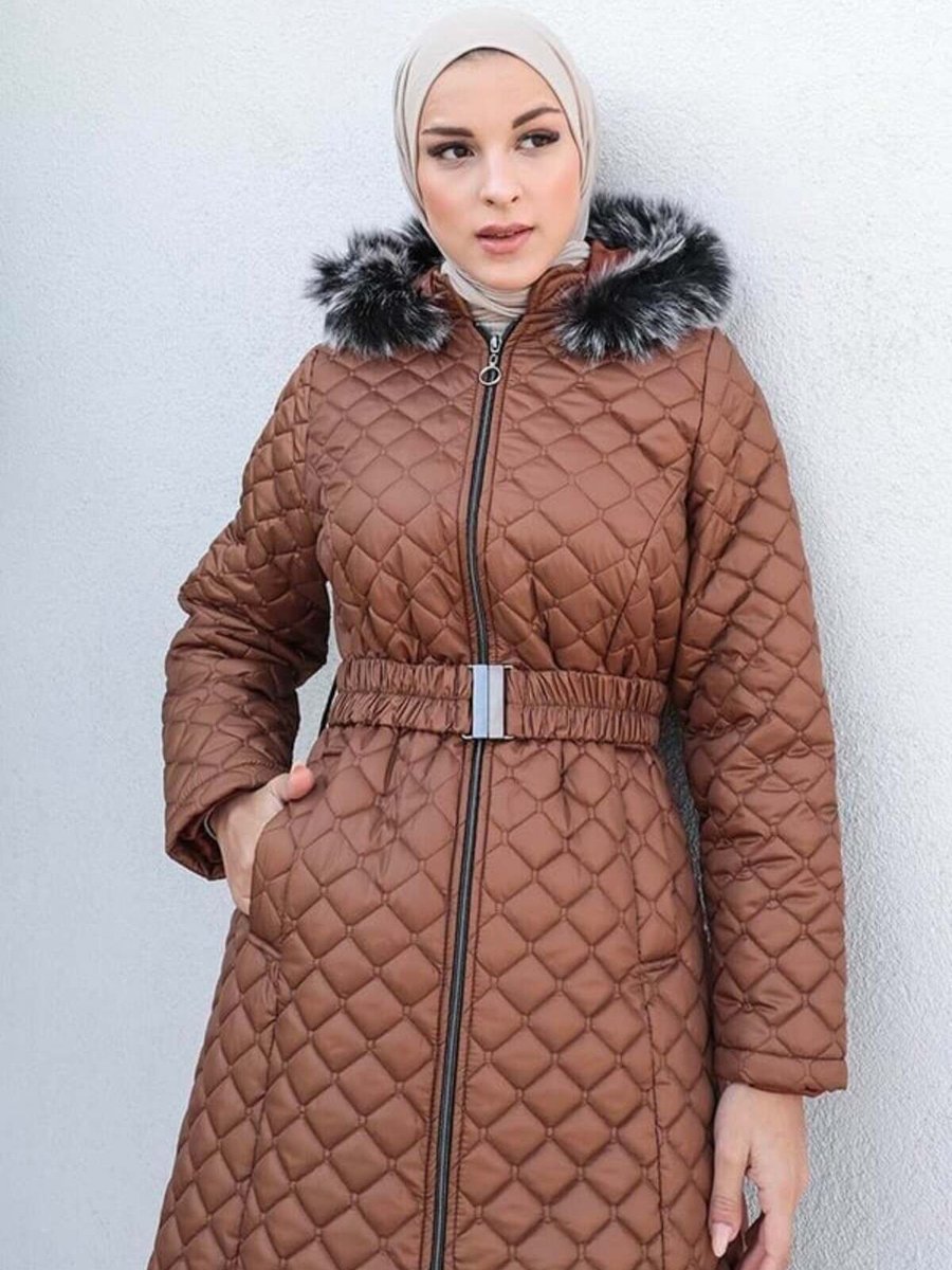 Genel Markalar Taba Kapitone Şişme Mont
