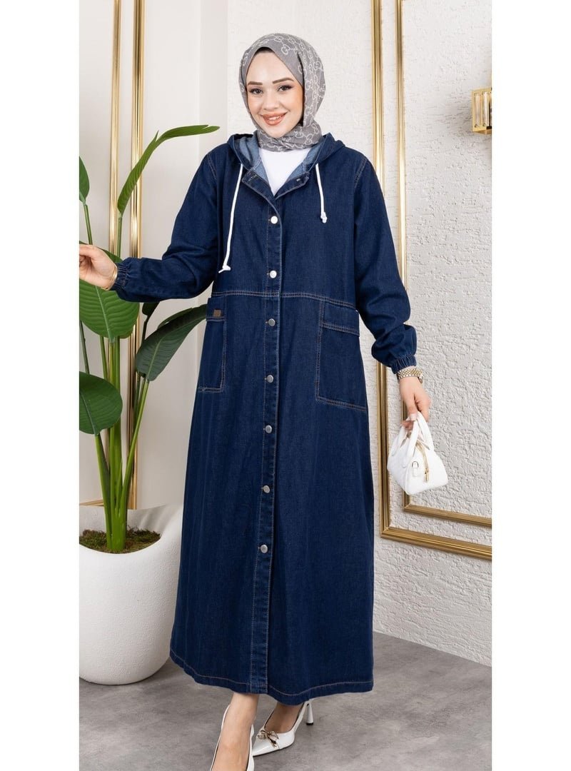 Harmatime butik Düğmeli Kot Kap