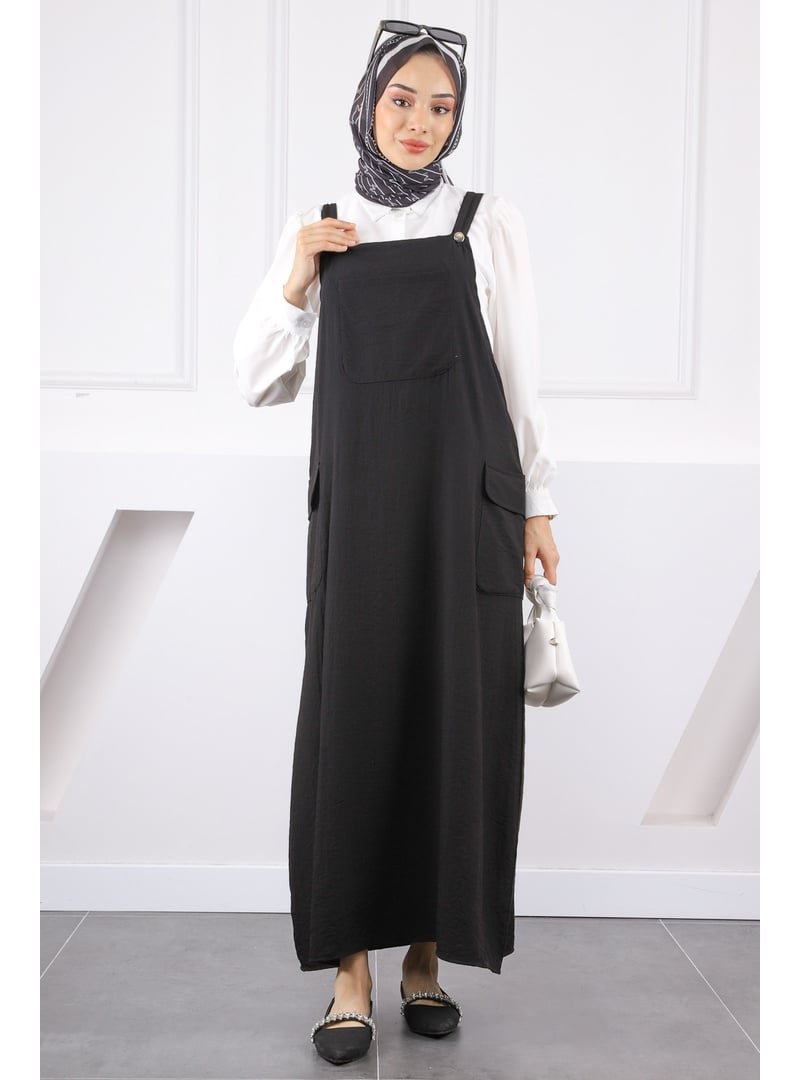 İmaj Butik Siyah Gömlek Kombinli Jile İkili Takım