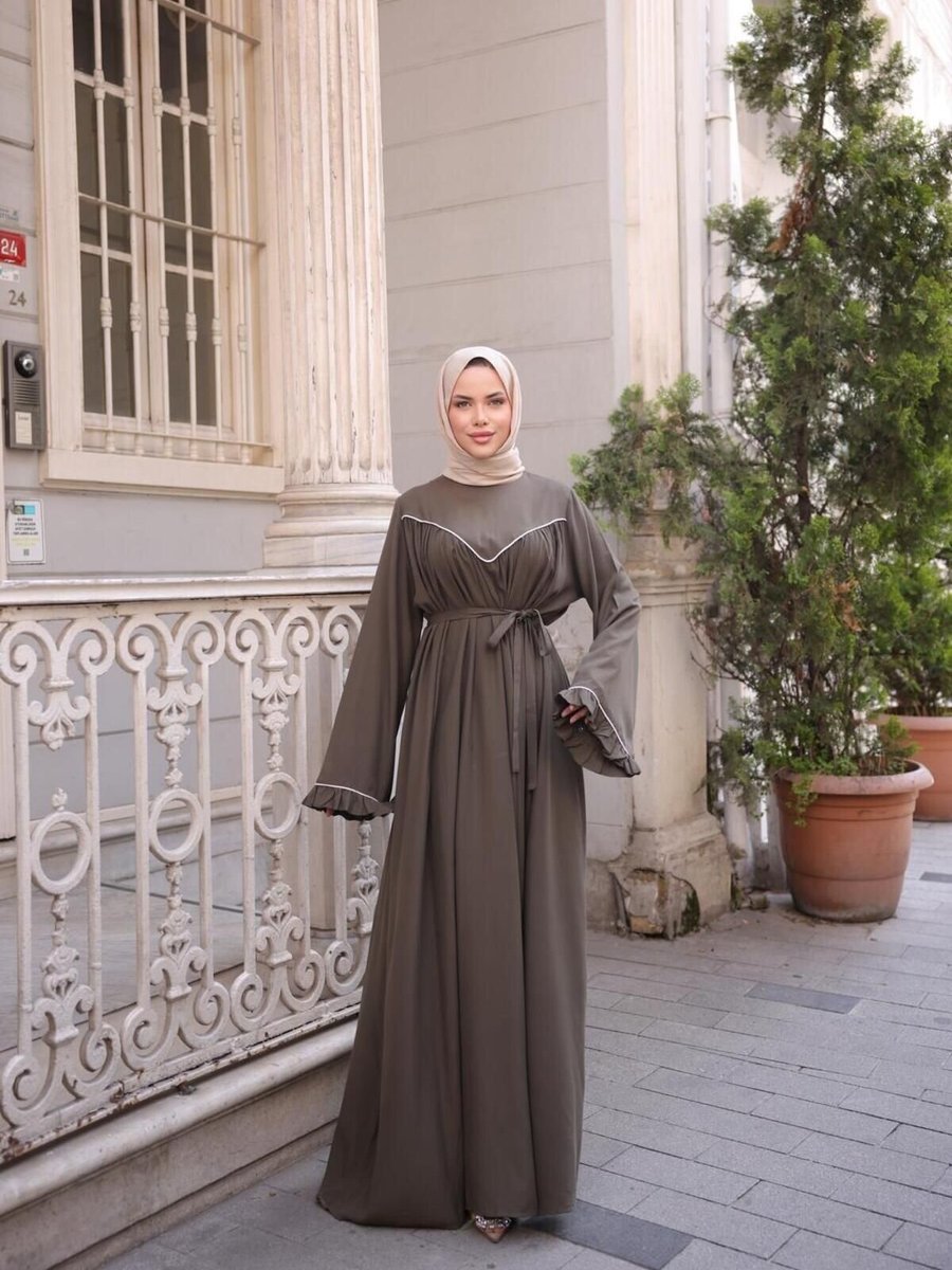 Nissra Haki Ankanoor V Robalı Biyeli Belmando Elbise