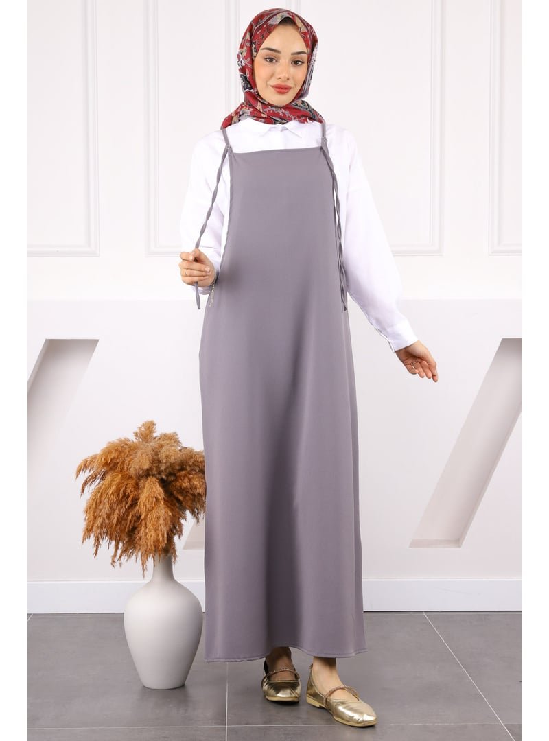İmaj Butik Gri İp Askılı Jile