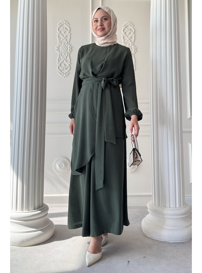 InStyle Asimetrik Model Haki Ayrobin Takım