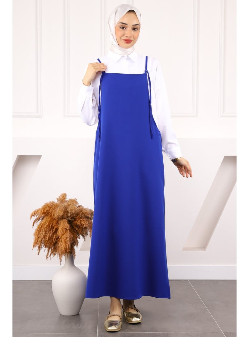 İmaj Butik Saks Mavi İp Askılı Jile