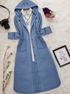 Podyumplus Mavi Katlama Cep Kot Kap