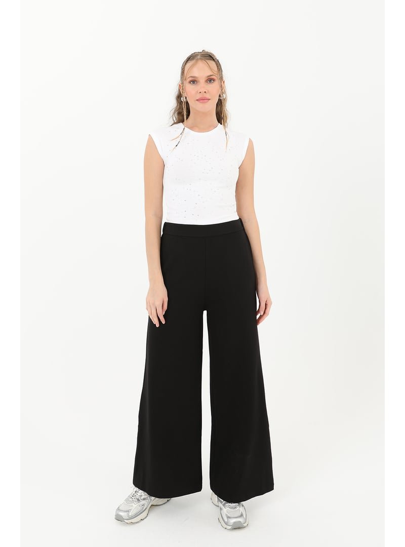 Podyumplus 30007pnt Geniş Paça Pantolon
