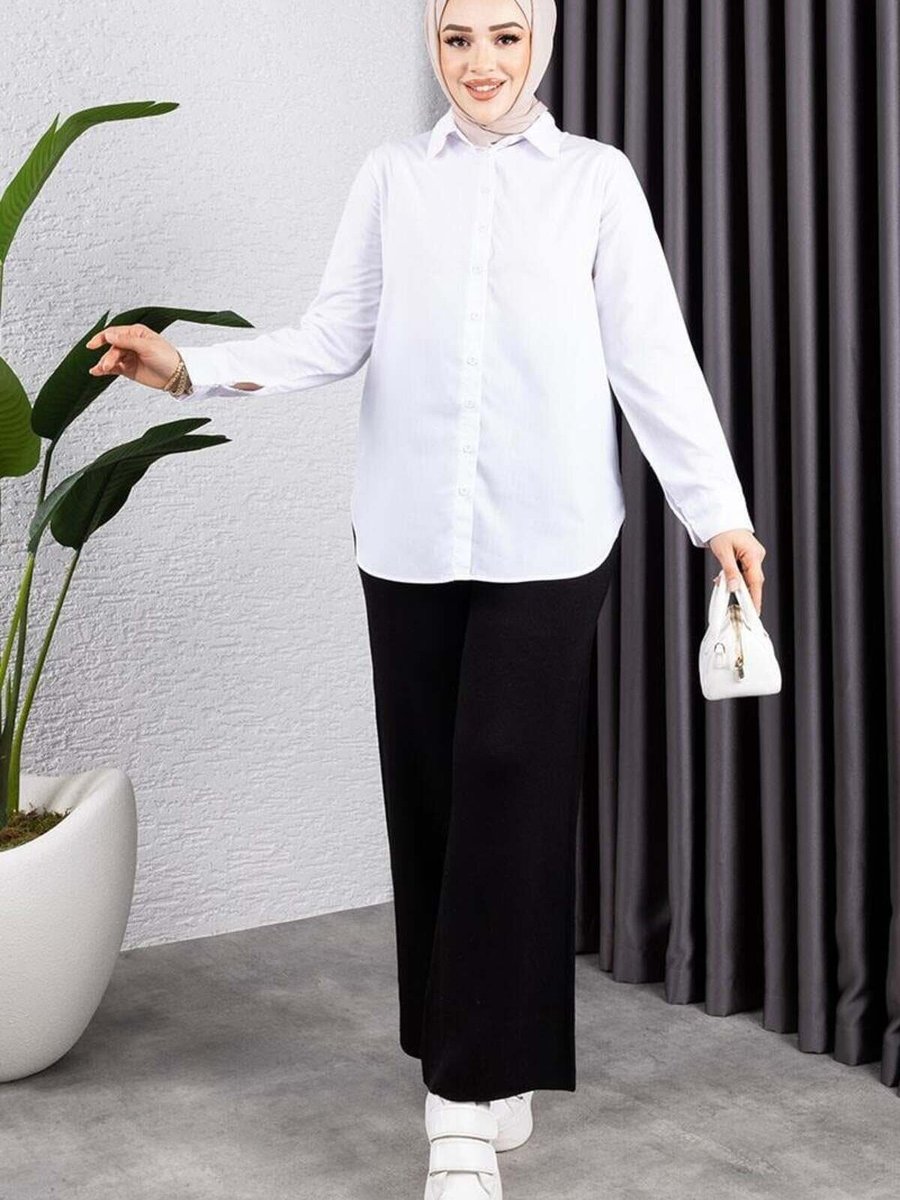 Mec Fashion Siyah Triko Pantolon