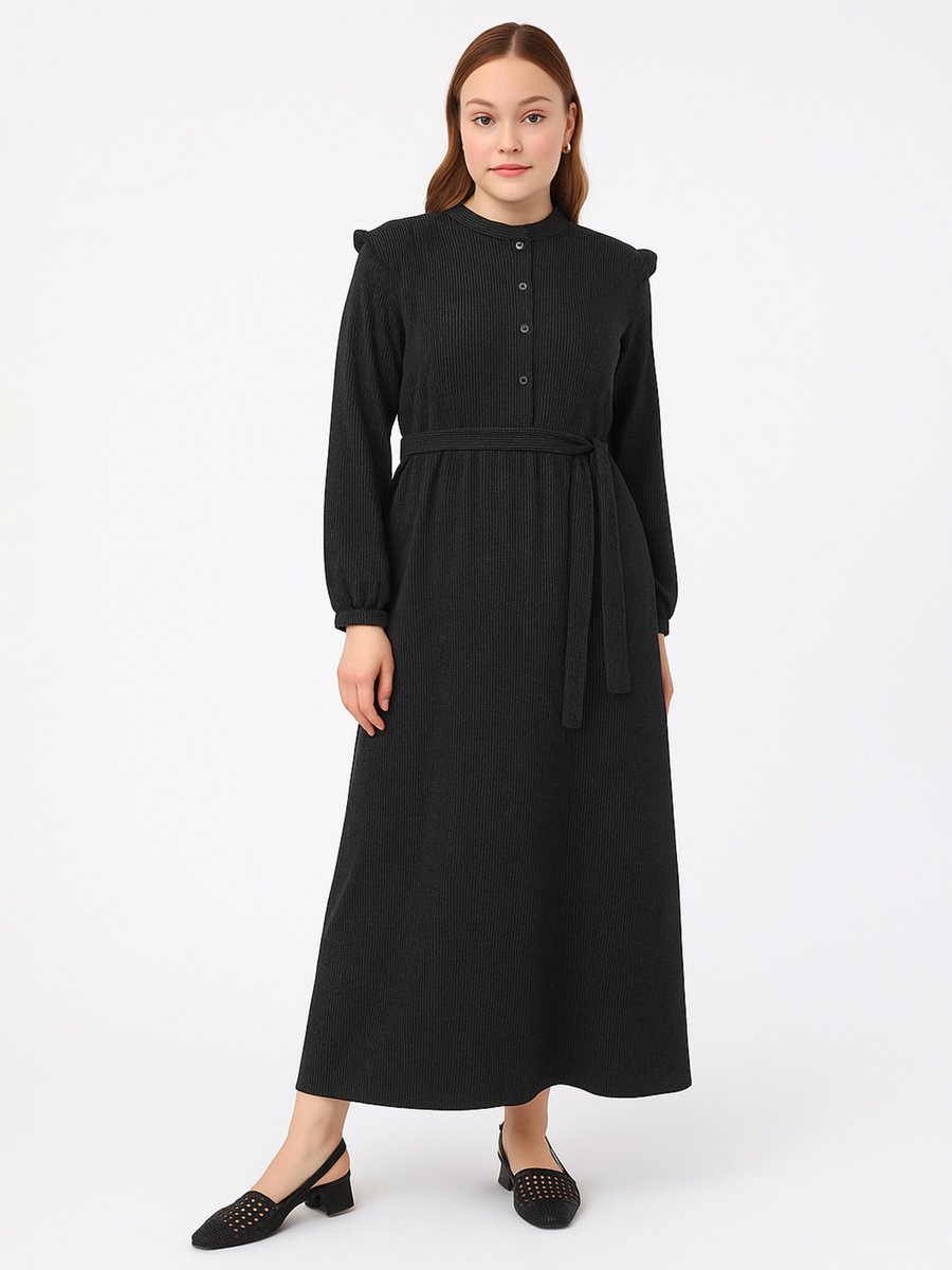 Moda Gazel Siyah Elbise