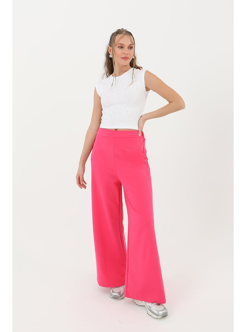 Podyumplus 30007pnt Geniş Paça Pantolon