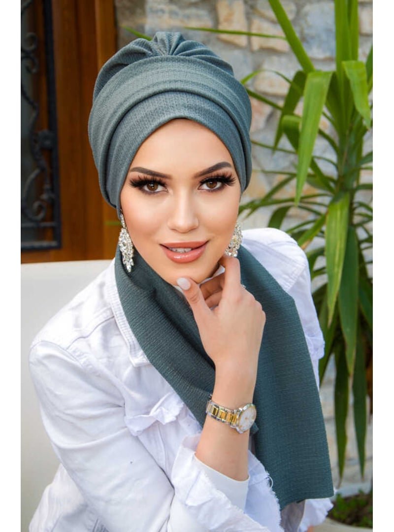 AİŞE TESETTÜR Nefti Krınkıl Atkılı Bone
