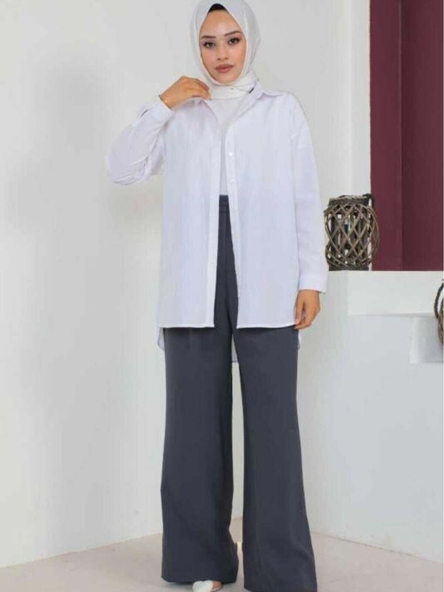 Mec Fashion Antrasit Büyük Beden Pantolon