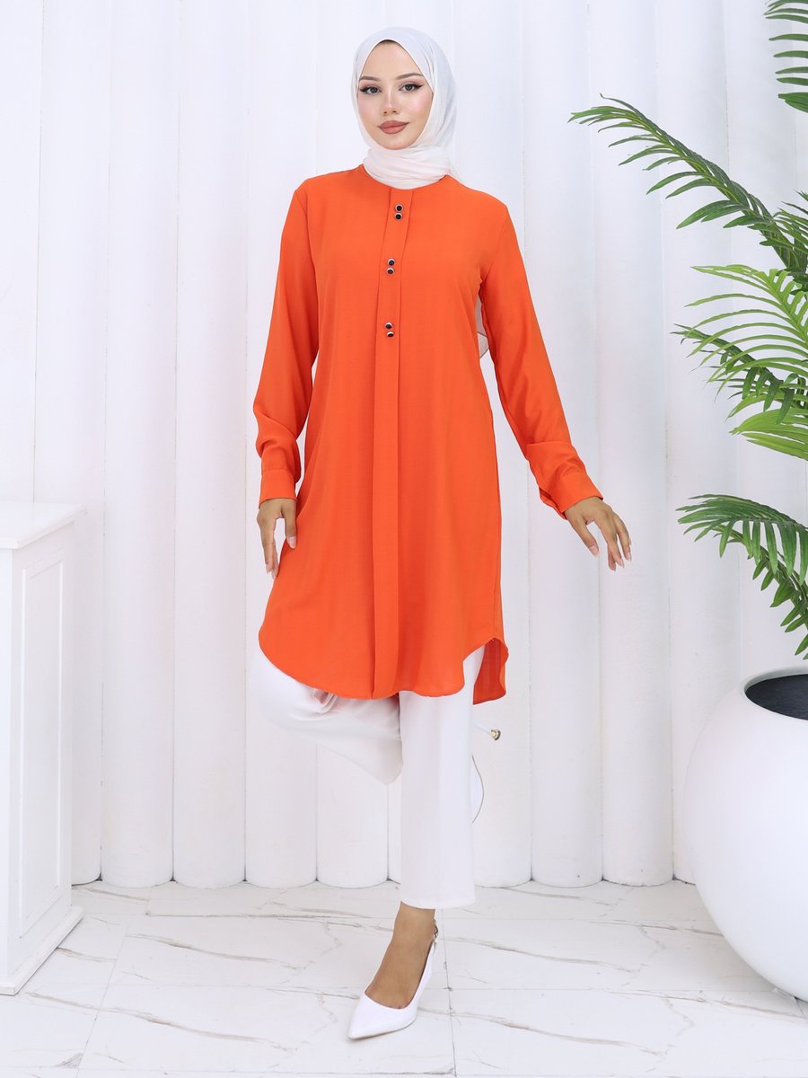 Zenane Oranj Tunik