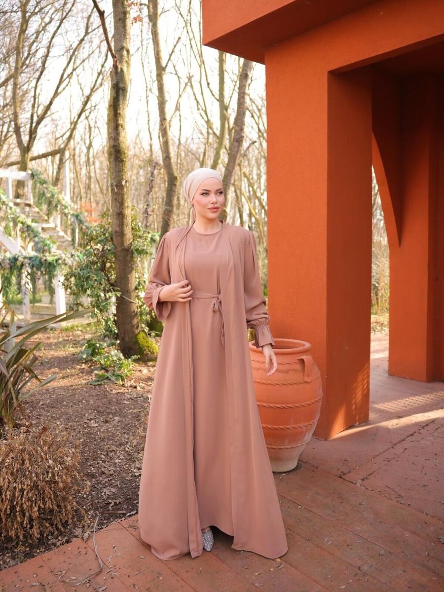 Nissra Bej İkili Abaya Takım