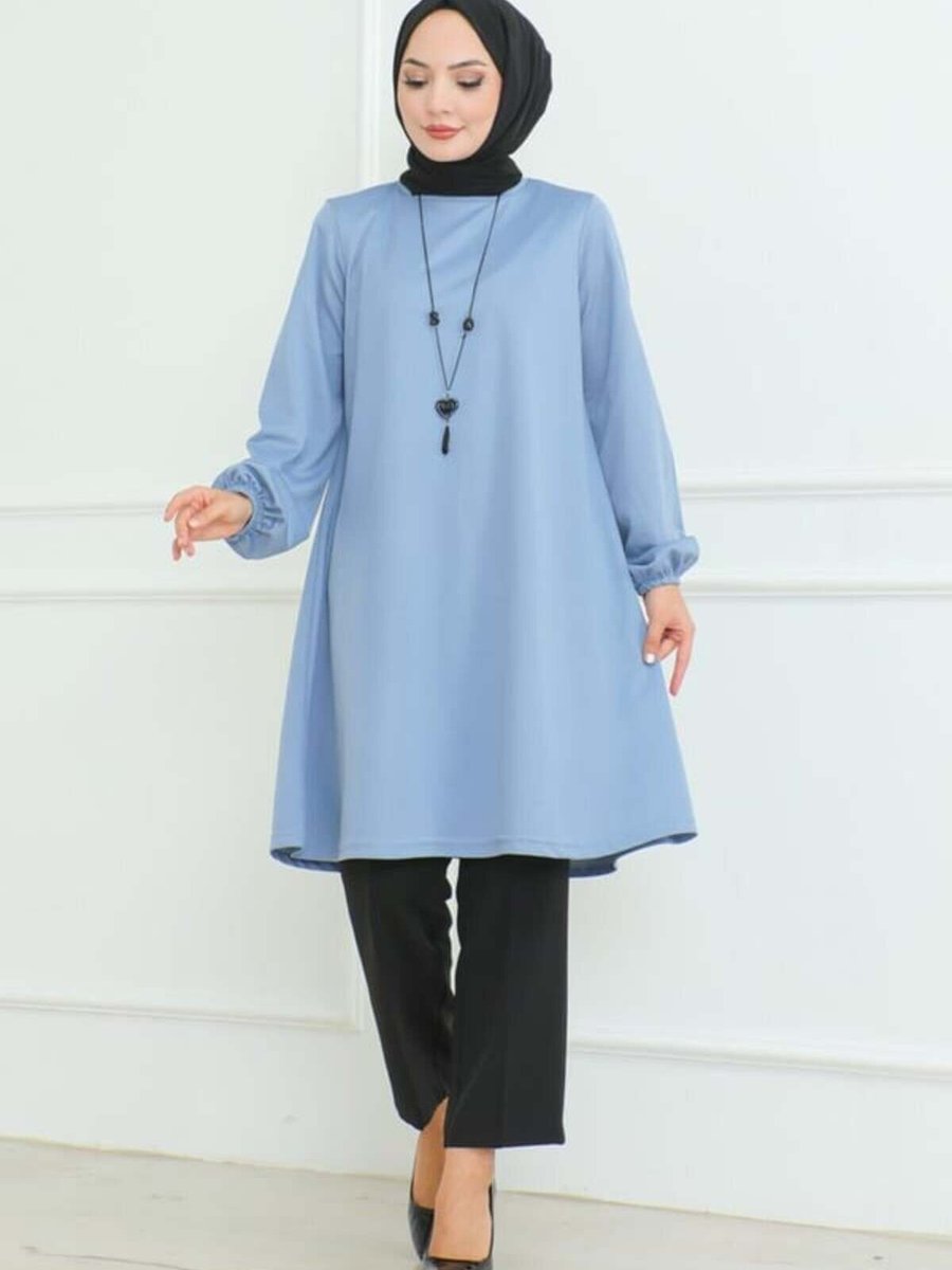 Mec Fashion Bebe Mavisi Oversize Tunik
