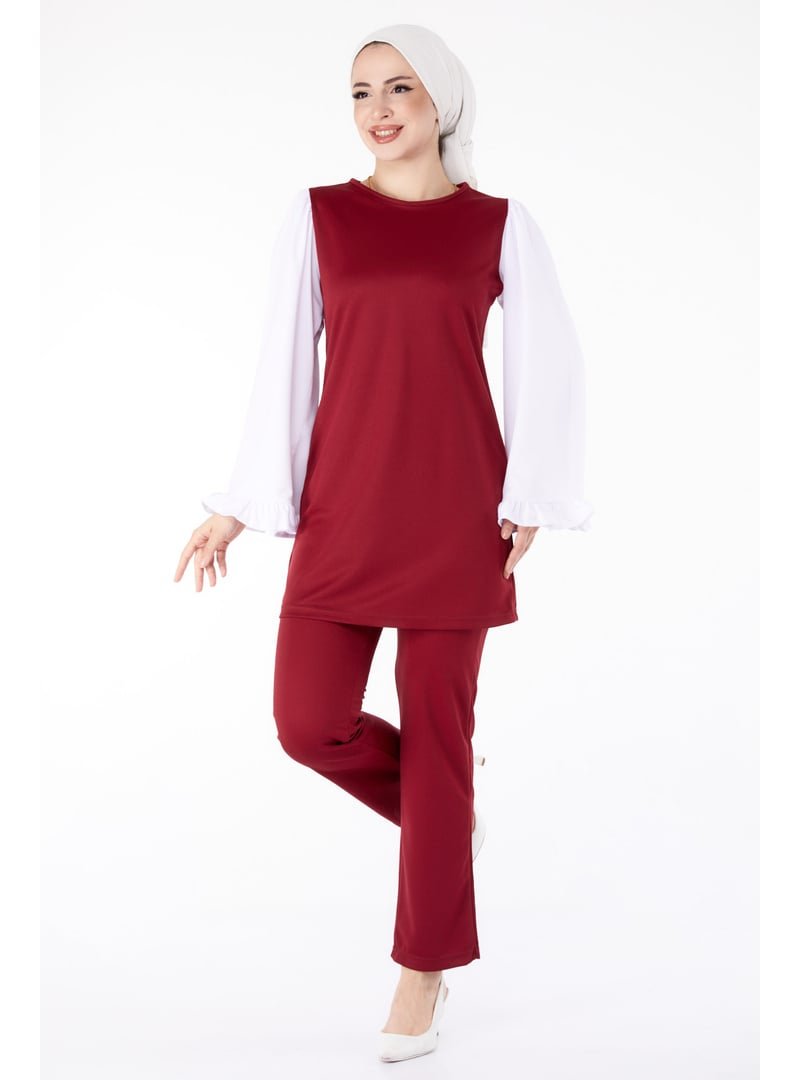 Tofisa Bordo Tunik Pantolon İkili Takım