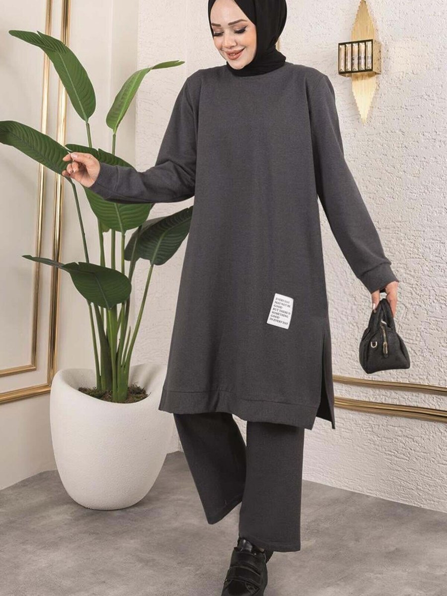 Mec Fashion Antrasit Spor İkili Takım