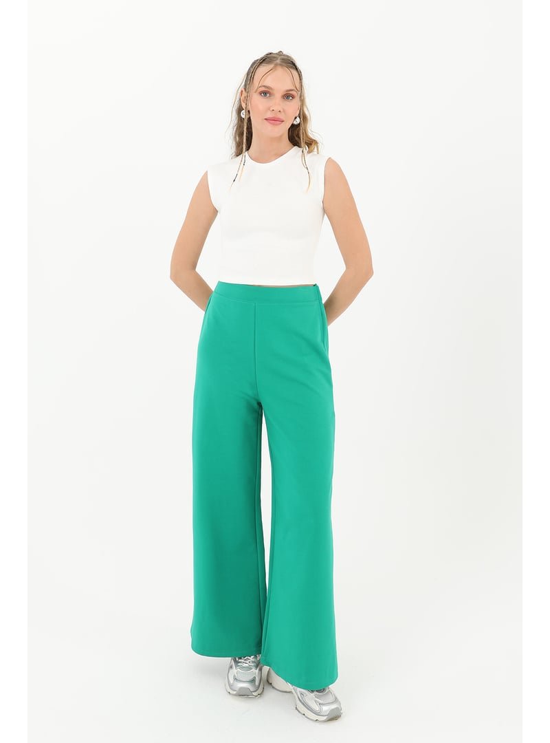 Podyumplus 30007pnt Geniş Paça Pantolon