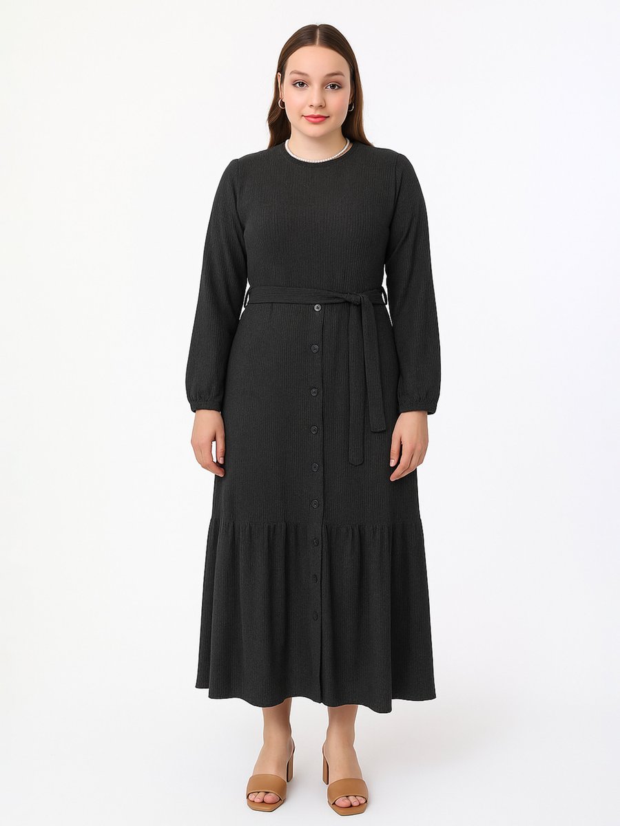 Moda Gazel Siyah Elbise