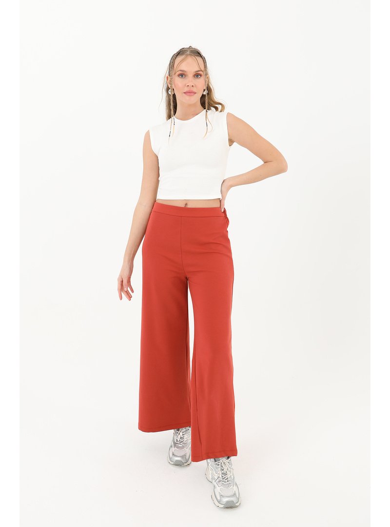 Podyumplus 30007pnt Geniş Paça Pantolon
