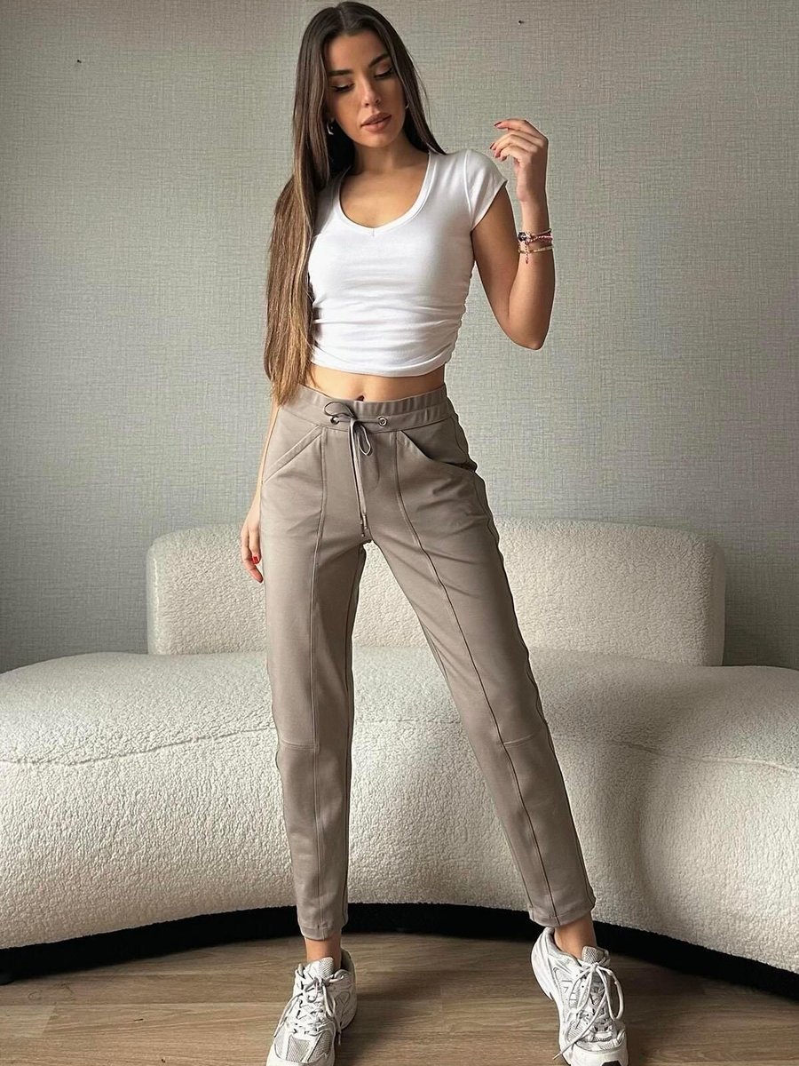 Moda cameo Vizon Lastikli İhracat Eşofman Pantolon