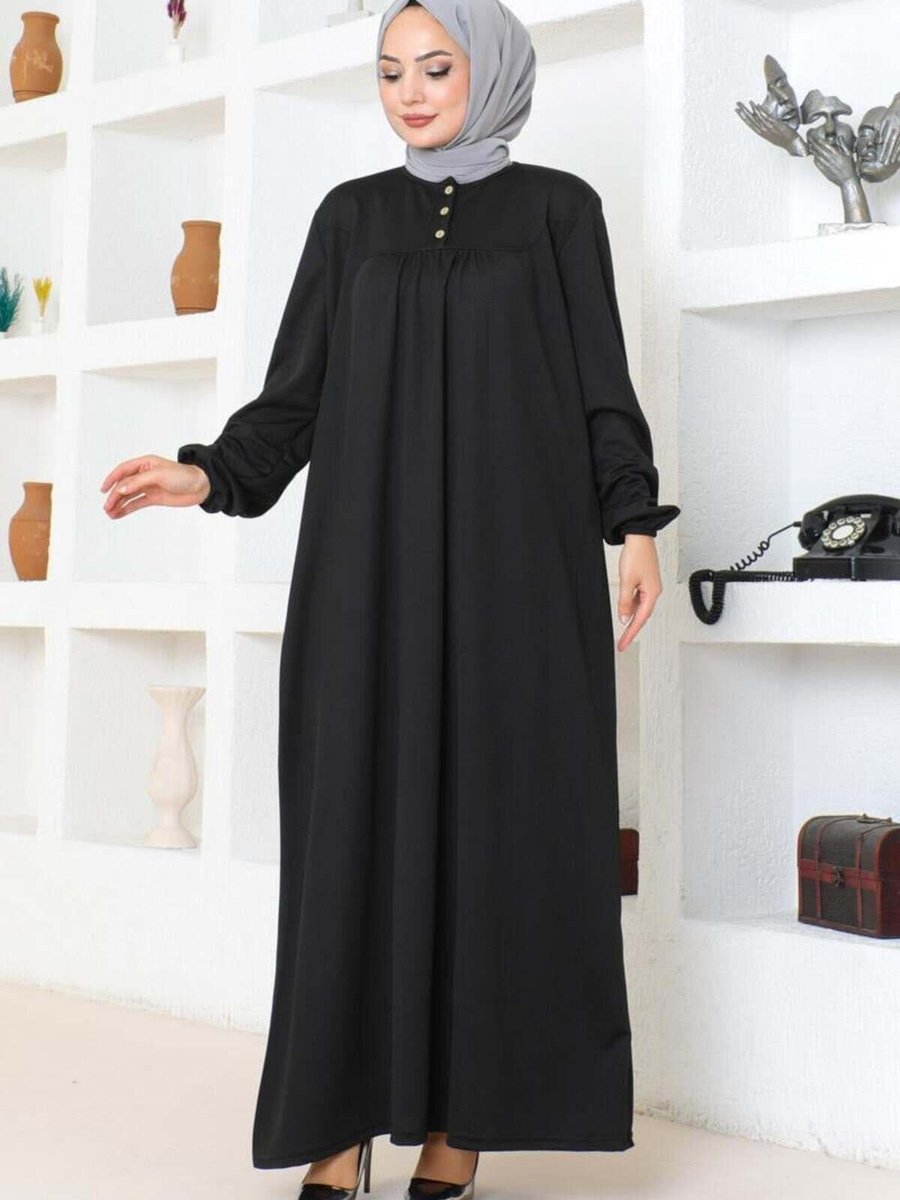 Mec Fashion Siyah Robalı Spor Elbise