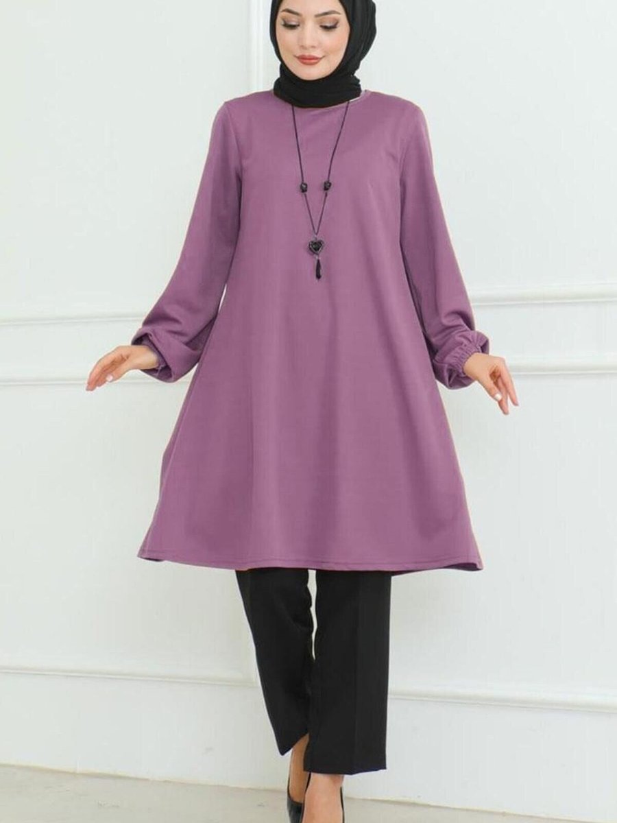 Mec Fashion Lila Oversize Tunik