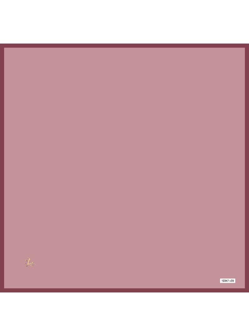 19v69 ITALIA Yavruağzı Düz Renk Black Seri Twill Eşarp Askısı İle Birlikte 90x90 Cm