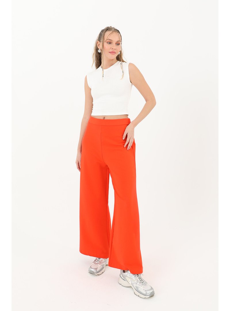 Podyumplus 30007pnt Geniş Paça Pantolon