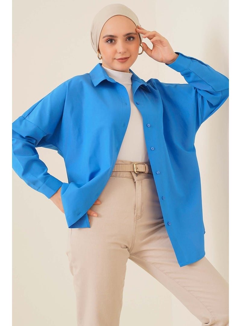 Bigdart Saks Oversize Basic Gömlek
